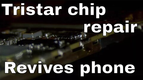 Repairing dead iPhone 6 by replacing tristar chip