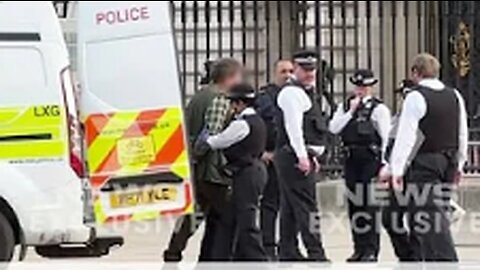 Controlled explosion after man arrested outside Buckingham Palace, London police say - BBC News