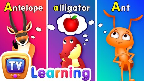 Letter “A” Song 2024 - Reading fun for Kids - English Learning Poems for Babies