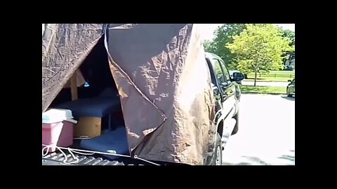 Open air tent camper. Solo travel. Not Vanlife. Pickup Truck Tent. Vlog. Overlanding Travel