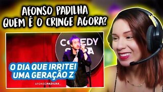 AFONSO PADILHA | QUEM É O CRINGE AGORA? | STAND UP COMEDY - REACT