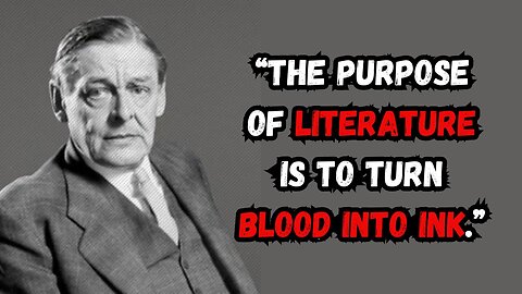 T.S. Eliot's Best Motivational Quotes | Precious Life Changing Quotes by TS Eliot | Thinking Tidbits