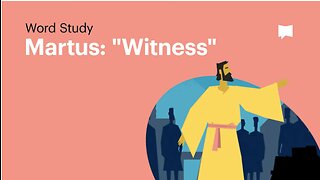 Biblical meaning of Witness
