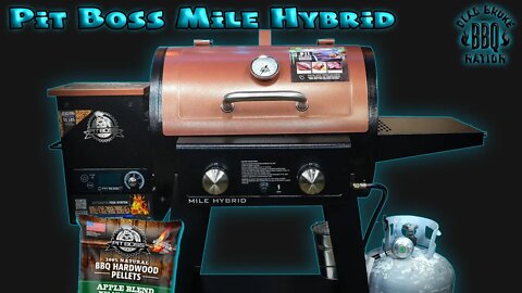Pit Boss Mile Hybrid Pellet Smoker And Gas Grill Combo | Unboxing And Assembly