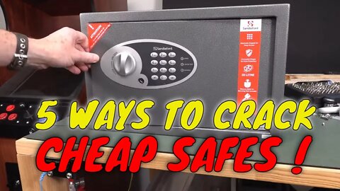 EEVblog 1494 - 5 Ways To Open A Cheap Safe!