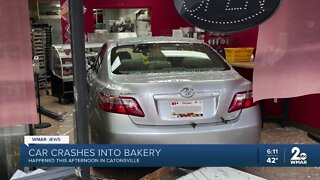 Car crashes into Catonsville bakery