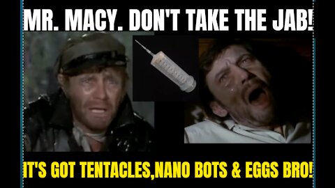 Mr. Macy Jab Parody: Gene editing & Artificial Intelligence in Nano size Zenobots appear in COVID vaccines