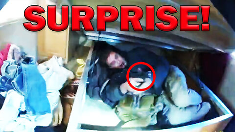 Burglar Surprises Cops In Shootout On Video! LEO Round Table S07E48e