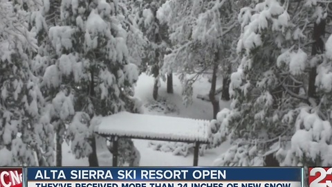 Alta Sierra open for the season