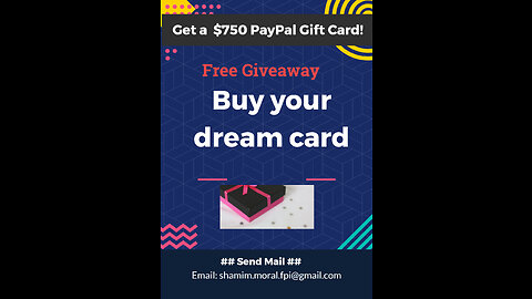 PayPal Giftcard-Get Free $750 PayPal Gift Cards EVERYDAY!