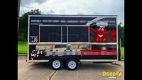 Like-New 2020 8' x 16' Kitchen Street Food Concession Trailer for Sale in Texas