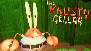 Finding Chocolate in A Spongebob Horror Game - The Krusty Cellar