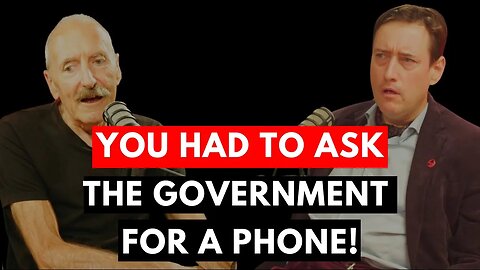 You had to ask the government for a phone!