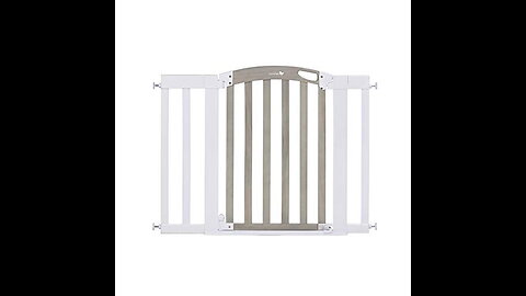 Dog Gates for The House and Doorways 27-43" Wide, BabyBond Baby Gate for Stairs, Baby Gates Ext...