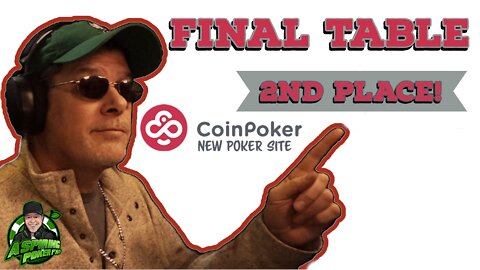 2ND PLACE FINISH COIN POKER FINAL TABLE: Poker Vlogger final table highlights and poker strategy