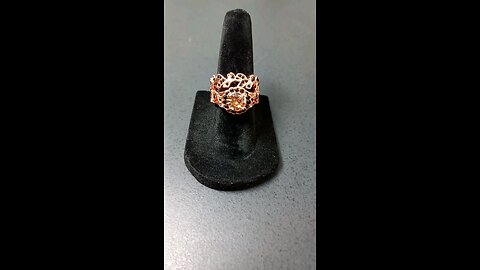 SOLD!!! Rose Goldtone Double Band Ring