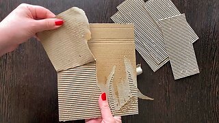 DIY Beautiful cardboard box | Idea from cardboard | Paper craft