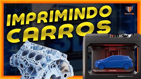 🔵IMPRIMINDO CARROS | Poderia fazer as peças do meu carro em casa?