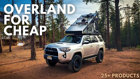 Budget Overland Gear that DOESNT SUCK | 25+ Products (With Links!)