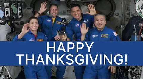 Happy Thanksgiving from the International Space Station