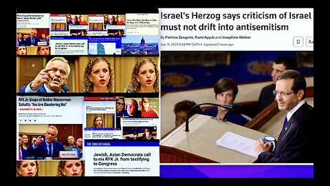 RFK Jr Debbie Wasserman Schultz Israel President Herzog Speech To Congress Prove Zionist Control USA