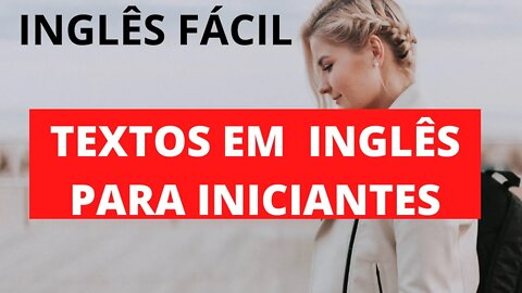 APRENDA INGLÊS COM LEITURA GUIADA - TEXTO EM INGLÊS COM TRADUÇÃO / INGLÊS PARA INICIANTES COM BÍBLIA