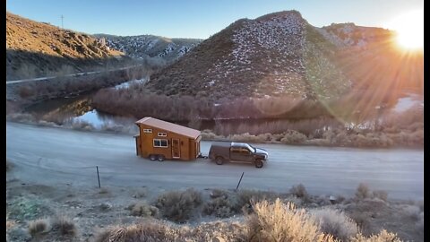 He built a a beautiful tiny house