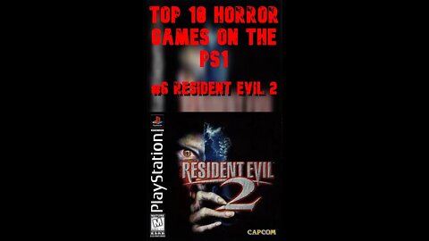 Top 10 Horror Games on the PS1 | Number 6: Resident Evil 2 #shorts