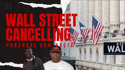 REAL ESTATE INVESTING: WALL STREET CANCELLING CONTRACTS …🏠🏦