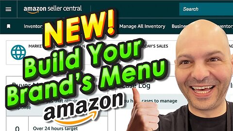 Amazon Seller Central - NEW Build Your Brands Menu - Amazon Brand Registry-Amazon FBA Tips & Tricks