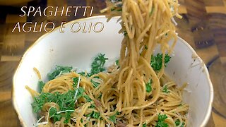 Spaghetti Aglio E Olio - An Italian American Tradition