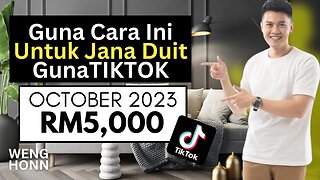 Buat Ini Terlebih Dahulu ,jika korang nak jana duit guna Tiktok!