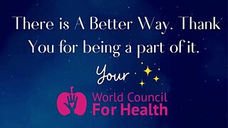 Happy New Year from all of us at World Council for Health!