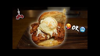 Trying an ICE CREAM CHICKEN SANDWICH (Food Review)