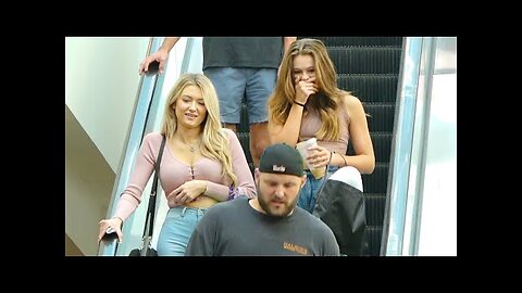 FUNNY WET Fart Prank on the ESCALATOR! Daddy FARTY PARTY!!