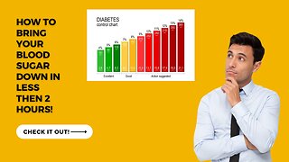 HOW TO BRING BLOOD SUGAR DOWN IN LESS THEN 2 HOURS (2023)