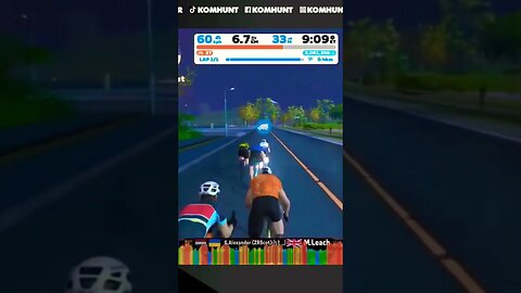 Indoor Cycling Sprint Finish 🇬🇧 vs 🇨🇦 #zwift #zwiftrace #zwifter