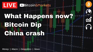 What Happens now? #Bitcoin Dip, China crash