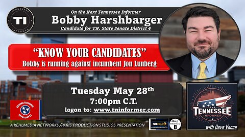 Meet Your Candidates - State Senator: Bobby Harshbarger - Candidate for District 4