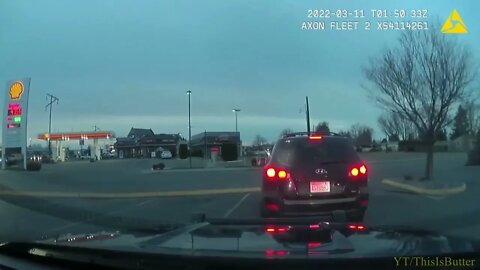 Dash cam video shows Pasco driver slam police car then nearly hit elderly pedestrian