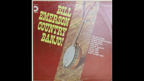 Bill Emerson - Country Banjo (1969) [Complete LP]