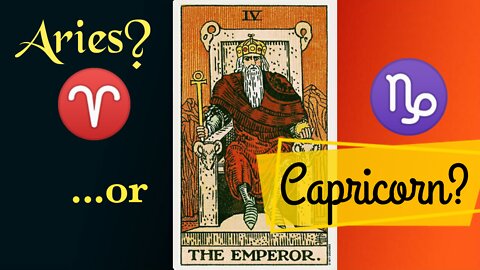 Tarot insights: Why I read the Emperor as Capricorn. Vortex math.