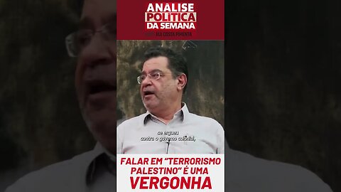 "Falar em 'terrorismo palestino' é uma coisa vergonhosa" #ruicostapimenta #cotv #pco