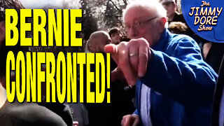 Bernie Smears Anti-War Protesters At Rally