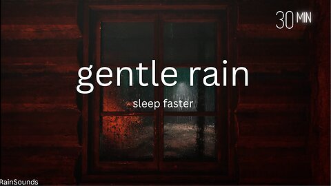 ASMR gentle rain for sleeping | relaxing sound | calmness