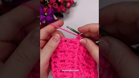 How to crochet simple stitch free written pattern in description