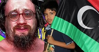 Sam Hyde talks with a based fan from Libya