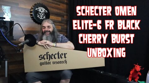 Schecter Omen Elite 6 fr Black Cherry Burst Unboxing