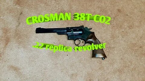 Crosman 38T .22 co2 revolver
