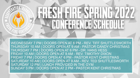 Kent Christmas - Fresh Fire Conference - 4/7/22 AM Service - Regeneration Nashville